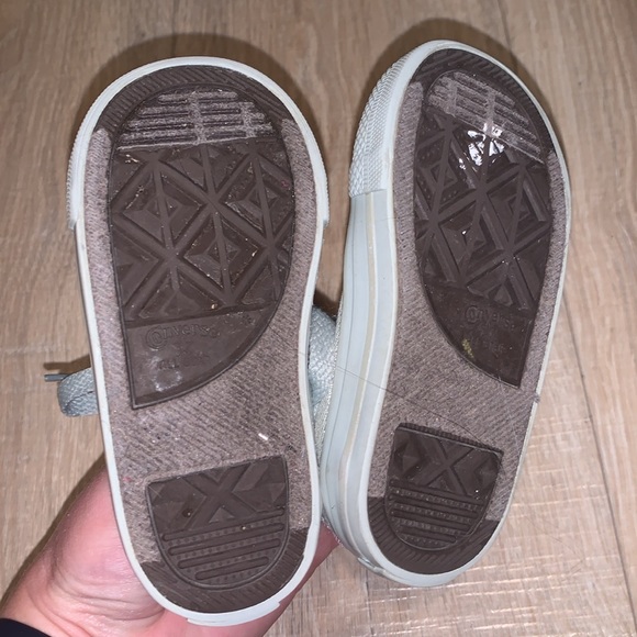 Converse Chuck Taylor All Star Double Tongue metallic silver shoes - Picture 7 of 8